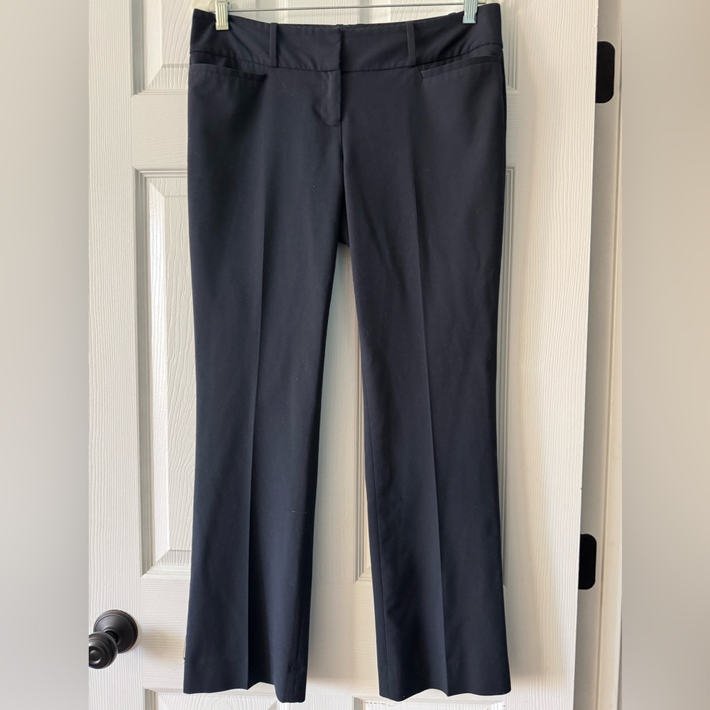 The Limited Size 6S Navy Drew Fit Dress Pants